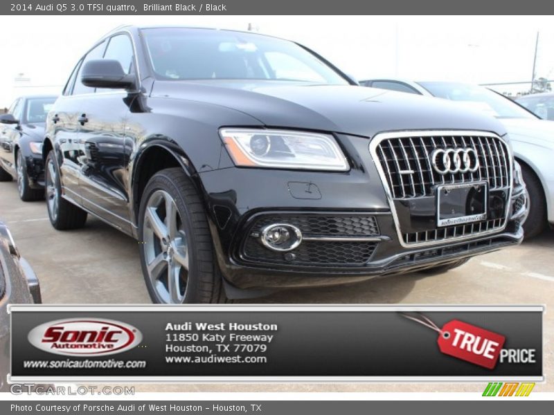 Brilliant Black / Black 2014 Audi Q5 3.0 TFSI quattro