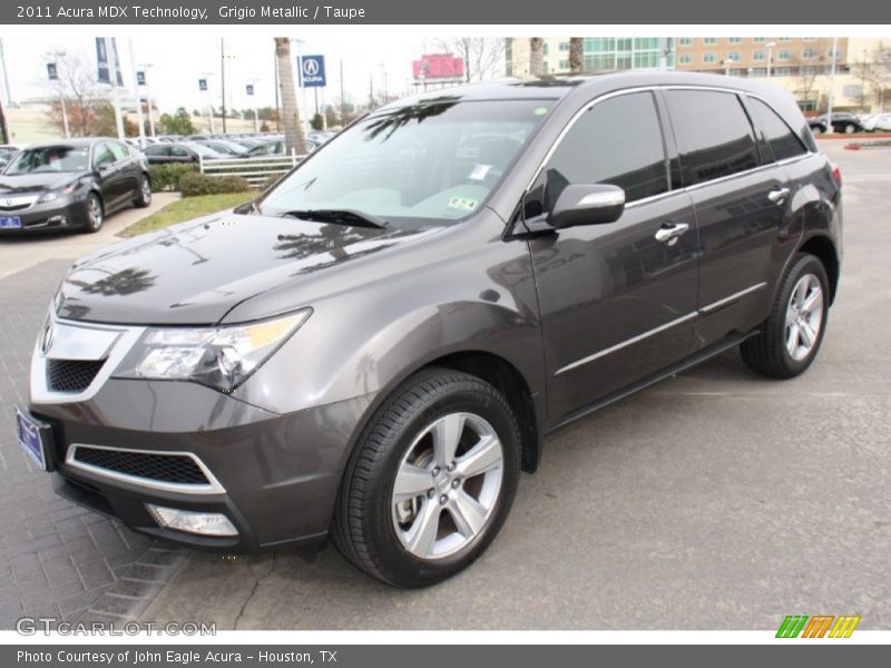 Grigio Metallic / Taupe 2011 Acura MDX Technology