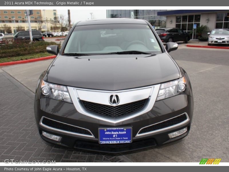 Grigio Metallic / Taupe 2011 Acura MDX Technology