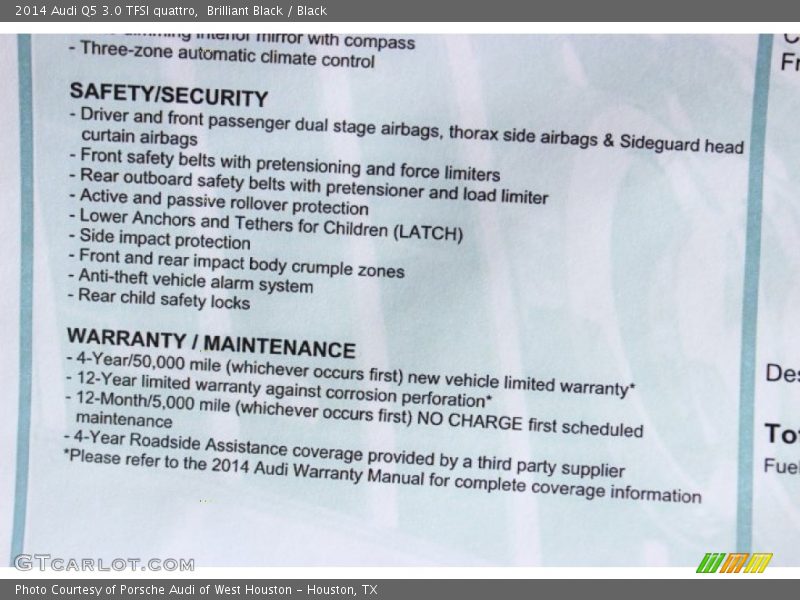 Brilliant Black / Black 2014 Audi Q5 3.0 TFSI quattro