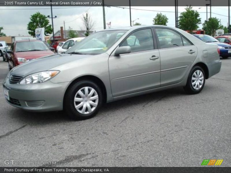 Mineral Green Opalescent / Gray 2005 Toyota Camry LE