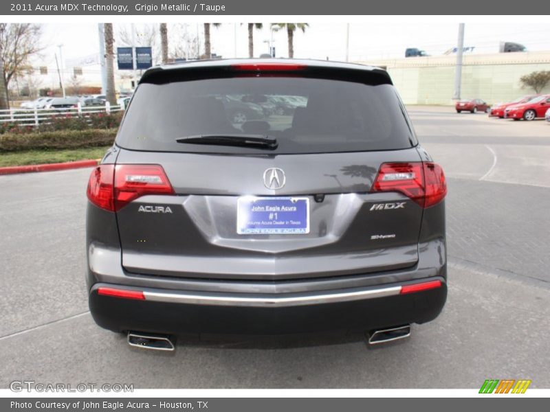 Grigio Metallic / Taupe 2011 Acura MDX Technology