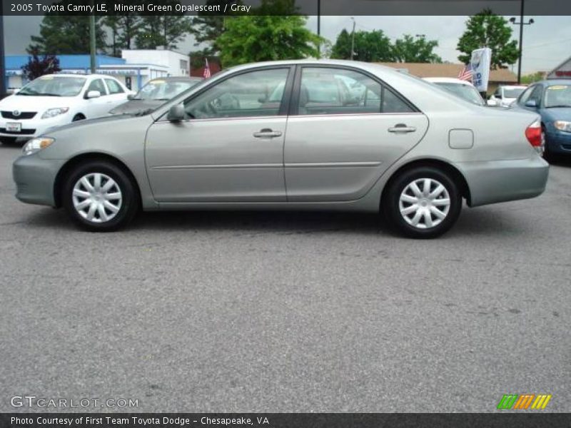 Mineral Green Opalescent / Gray 2005 Toyota Camry LE