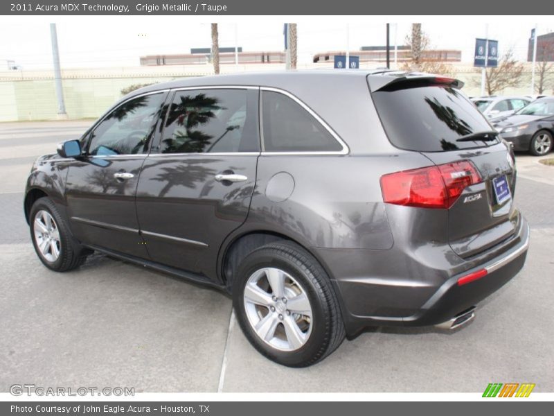 Grigio Metallic / Taupe 2011 Acura MDX Technology