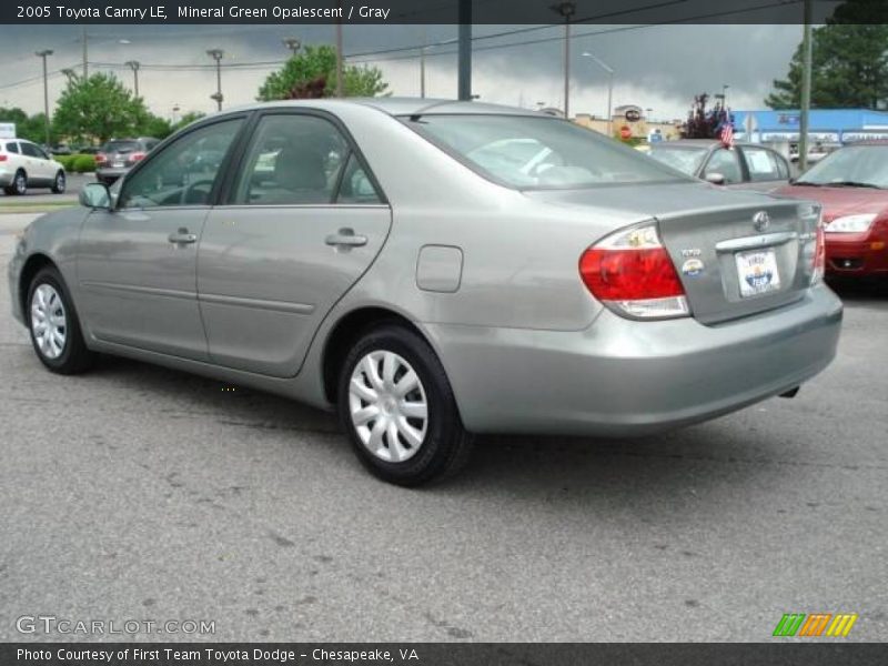 Mineral Green Opalescent / Gray 2005 Toyota Camry LE