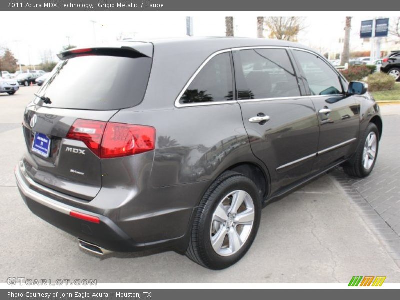 Grigio Metallic / Taupe 2011 Acura MDX Technology