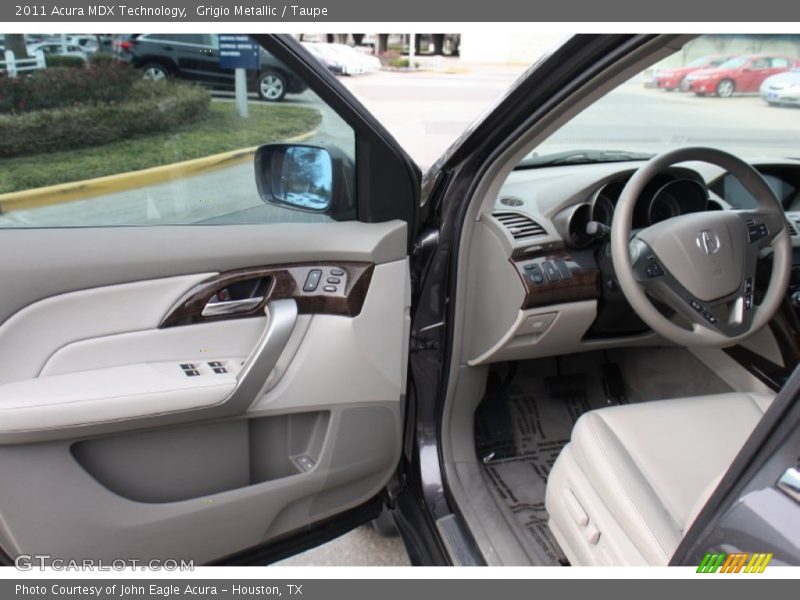 Grigio Metallic / Taupe 2011 Acura MDX Technology