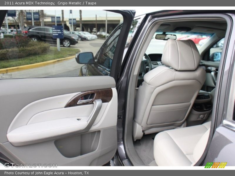 Grigio Metallic / Taupe 2011 Acura MDX Technology