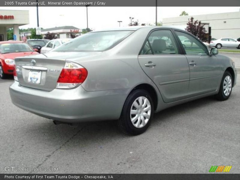 Mineral Green Opalescent / Gray 2005 Toyota Camry LE