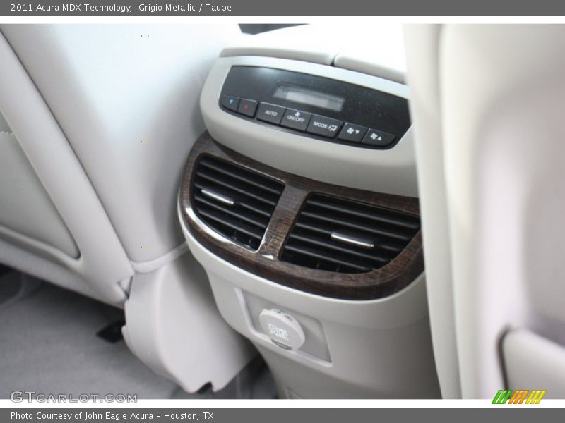 Grigio Metallic / Taupe 2011 Acura MDX Technology