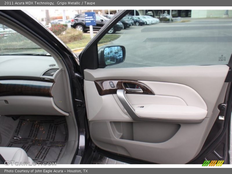 Grigio Metallic / Taupe 2011 Acura MDX Technology