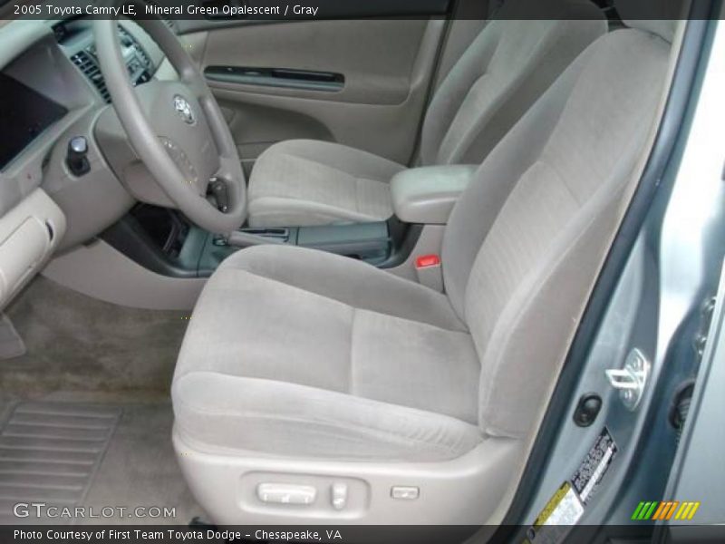 Mineral Green Opalescent / Gray 2005 Toyota Camry LE