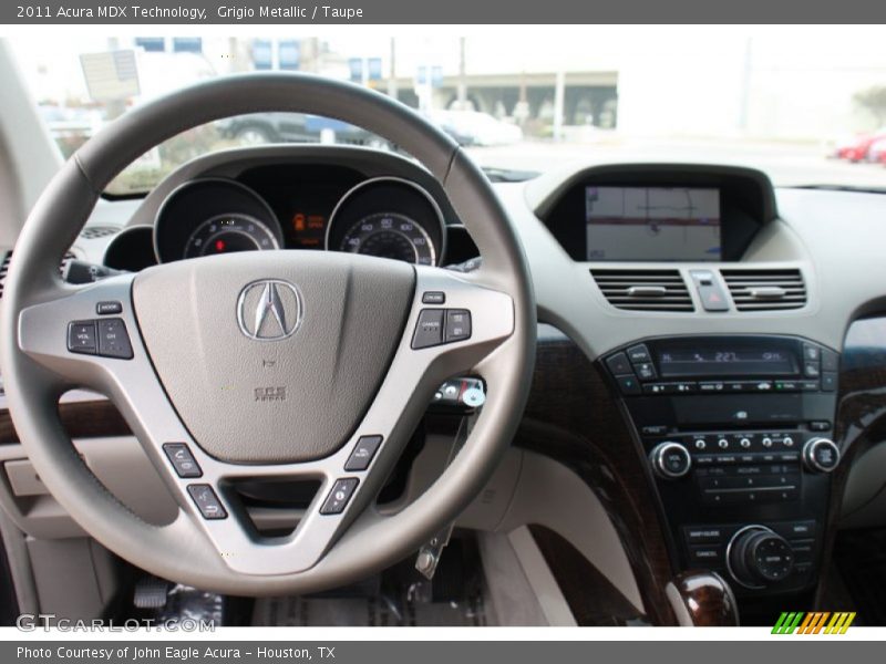 Grigio Metallic / Taupe 2011 Acura MDX Technology