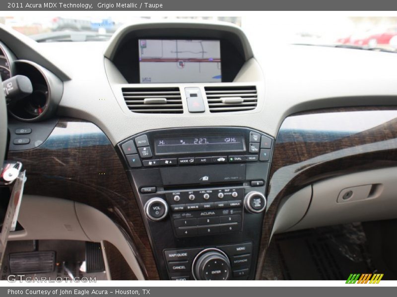 Grigio Metallic / Taupe 2011 Acura MDX Technology