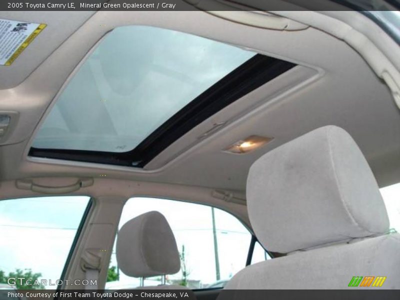 Mineral Green Opalescent / Gray 2005 Toyota Camry LE