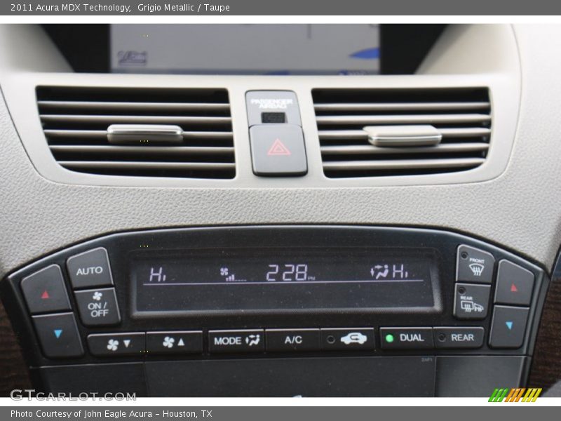 Grigio Metallic / Taupe 2011 Acura MDX Technology