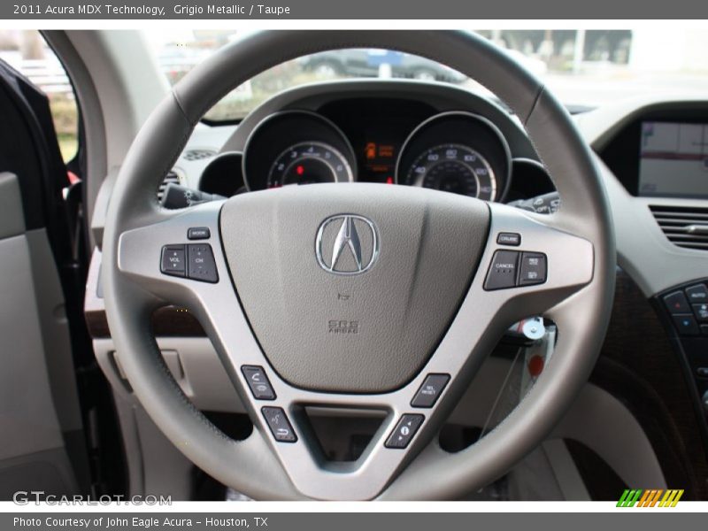 Grigio Metallic / Taupe 2011 Acura MDX Technology