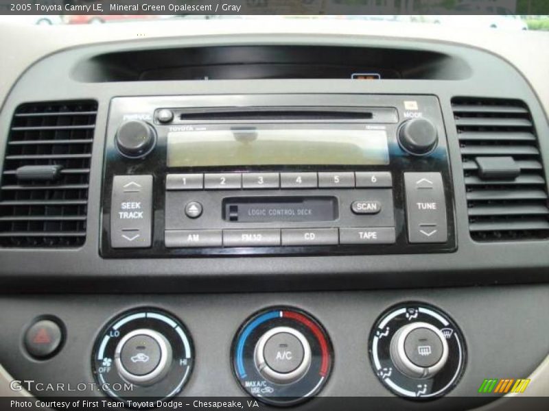 Mineral Green Opalescent / Gray 2005 Toyota Camry LE