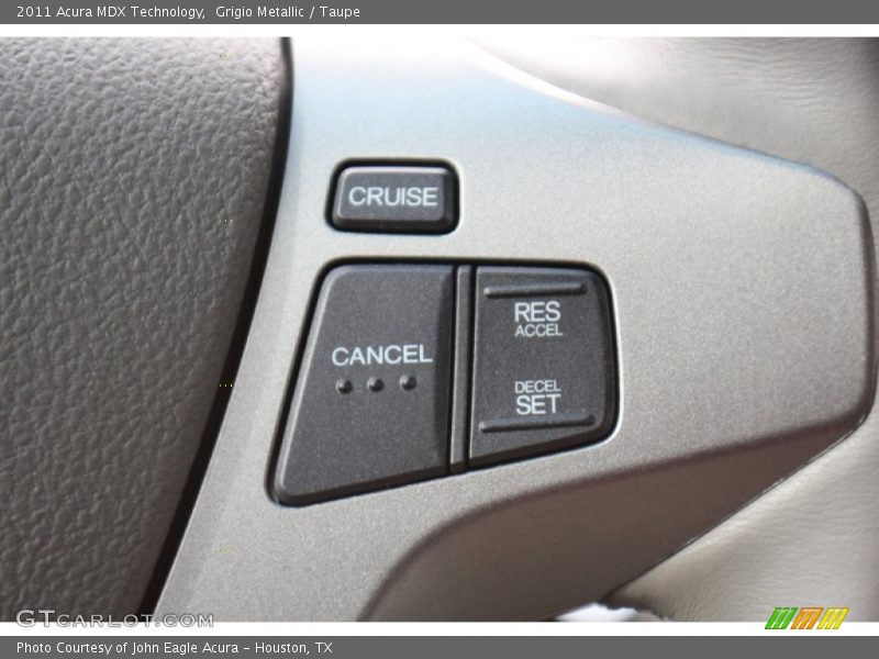 Grigio Metallic / Taupe 2011 Acura MDX Technology