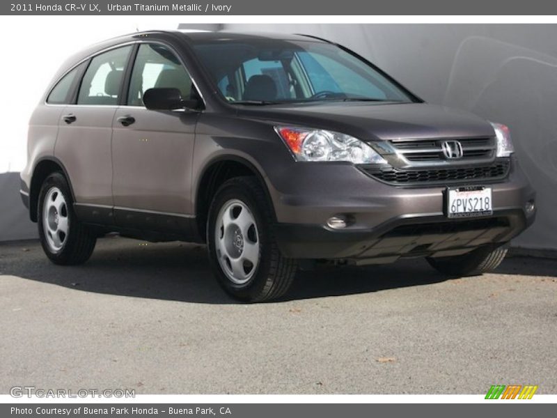 Urban Titanium Metallic / Ivory 2011 Honda CR-V LX