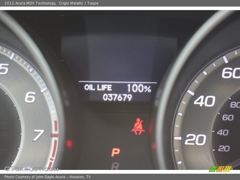 Grigio Metallic / Taupe 2011 Acura MDX Technology