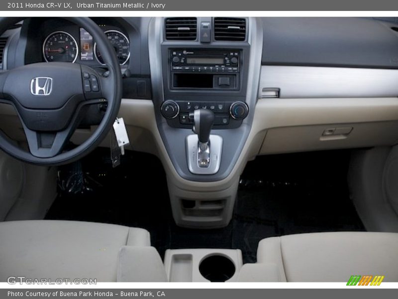 Urban Titanium Metallic / Ivory 2011 Honda CR-V LX