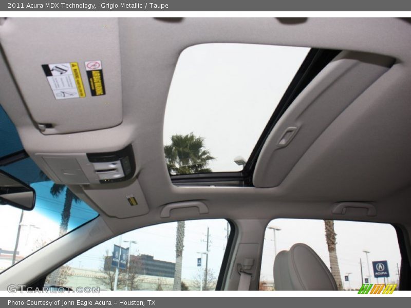 Grigio Metallic / Taupe 2011 Acura MDX Technology