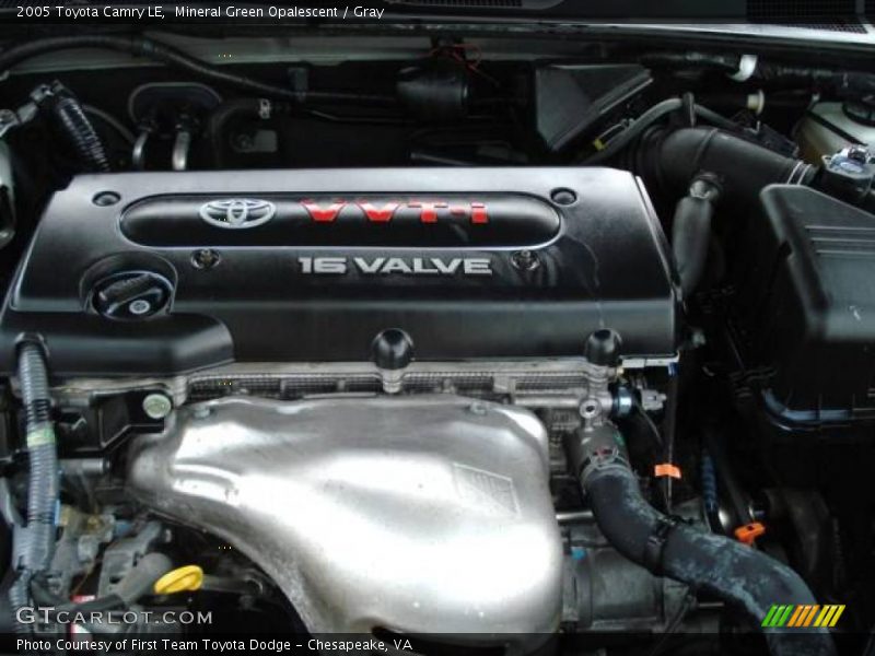 Mineral Green Opalescent / Gray 2005 Toyota Camry LE