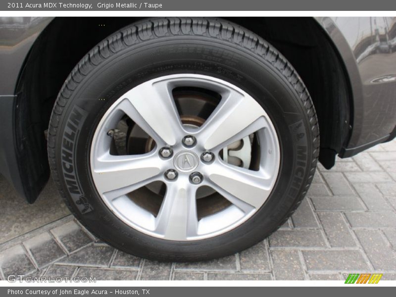Grigio Metallic / Taupe 2011 Acura MDX Technology