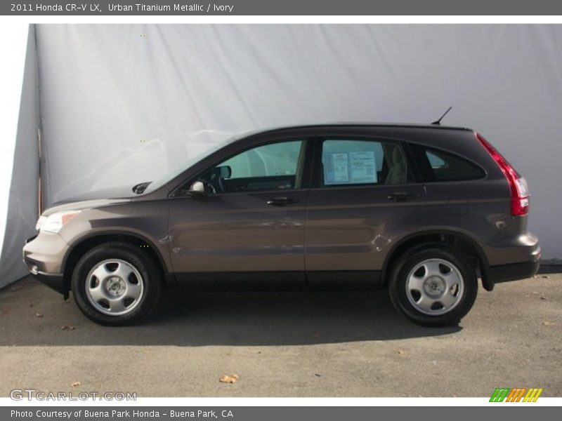 Urban Titanium Metallic / Ivory 2011 Honda CR-V LX