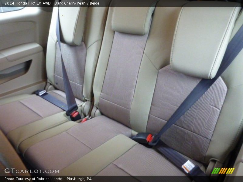 Rear Seat of 2014 Pilot EX 4WD