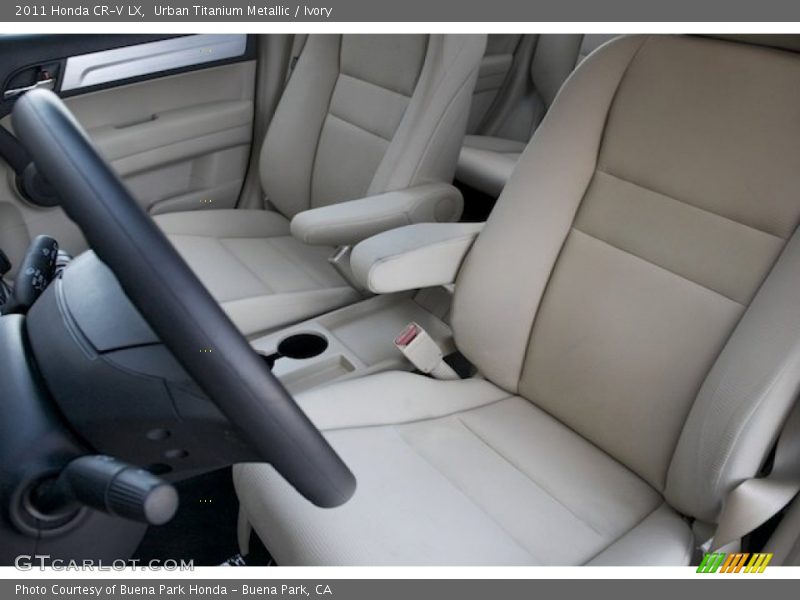 Urban Titanium Metallic / Ivory 2011 Honda CR-V LX