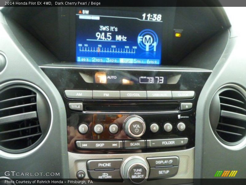 Controls of 2014 Pilot EX 4WD