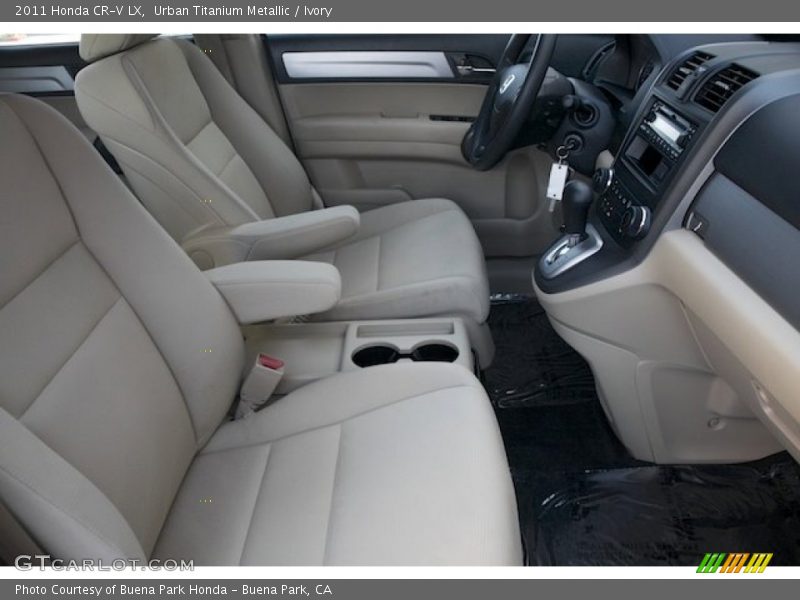 Urban Titanium Metallic / Ivory 2011 Honda CR-V LX