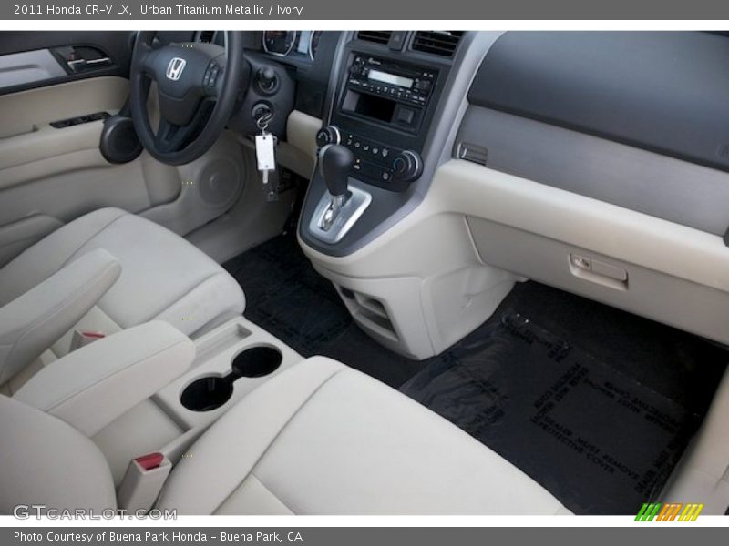 Urban Titanium Metallic / Ivory 2011 Honda CR-V LX