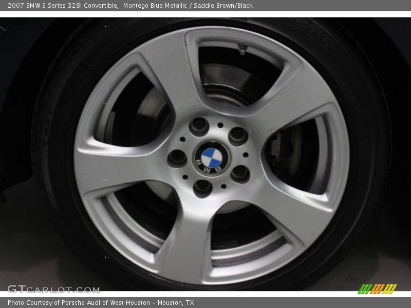 Montego Blue Metallic / Saddle Brown/Black 2007 BMW 3 Series 328i Convertible