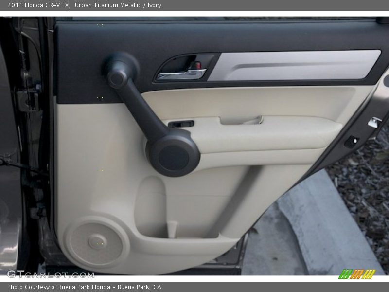 Urban Titanium Metallic / Ivory 2011 Honda CR-V LX