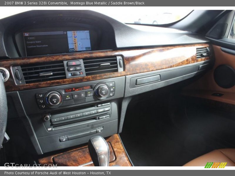 Montego Blue Metallic / Saddle Brown/Black 2007 BMW 3 Series 328i Convertible