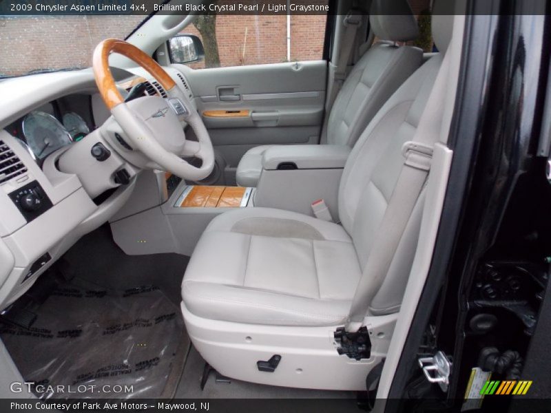  2009 Aspen Limited 4x4 Light Graystone Interior
