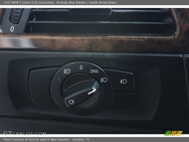 Montego Blue Metallic / Saddle Brown/Black 2007 BMW 3 Series 328i Convertible