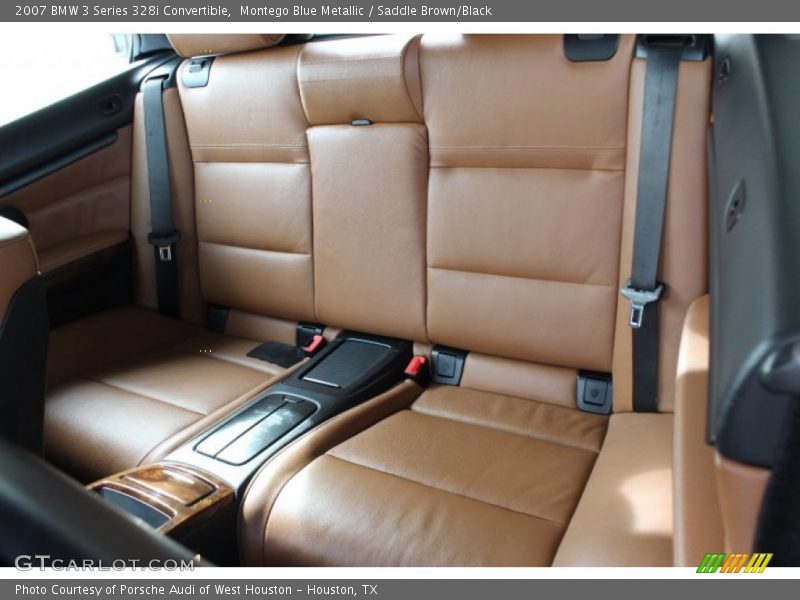 Montego Blue Metallic / Saddle Brown/Black 2007 BMW 3 Series 328i Convertible