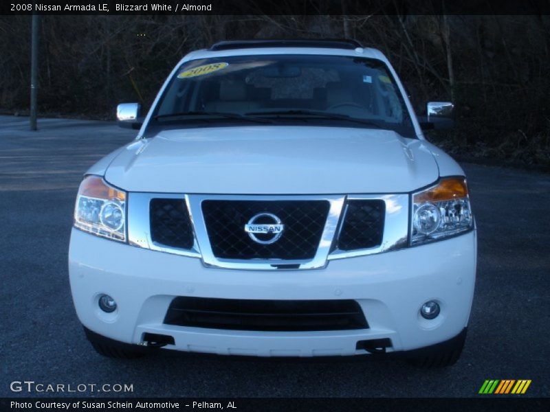 Blizzard White / Almond 2008 Nissan Armada LE