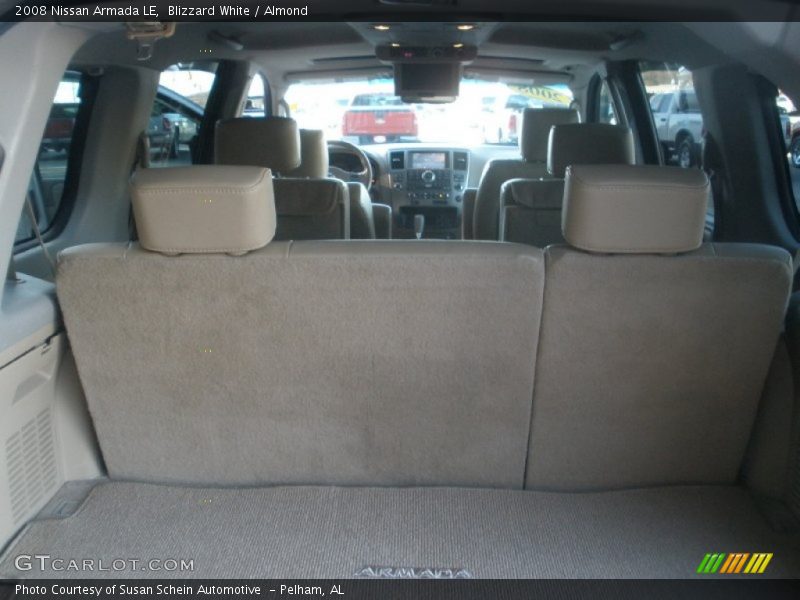 Blizzard White / Almond 2008 Nissan Armada LE