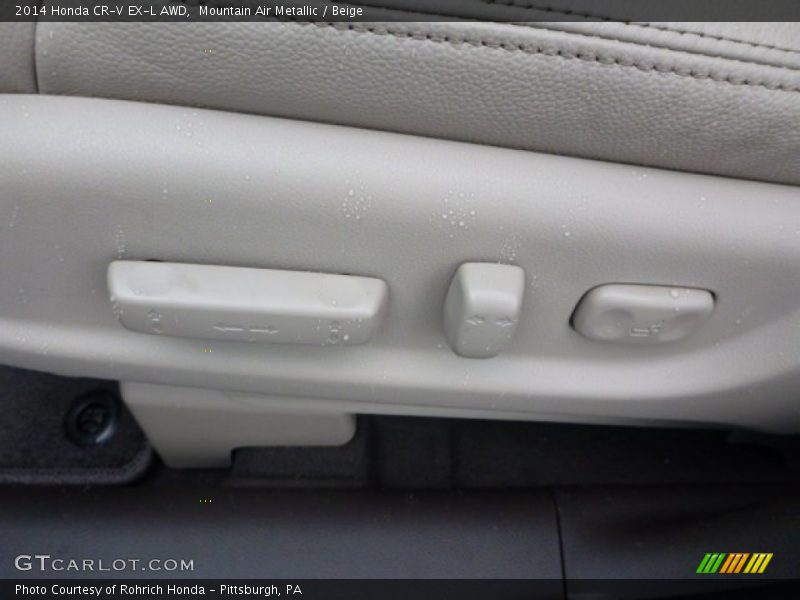 Mountain Air Metallic / Beige 2014 Honda CR-V EX-L AWD
