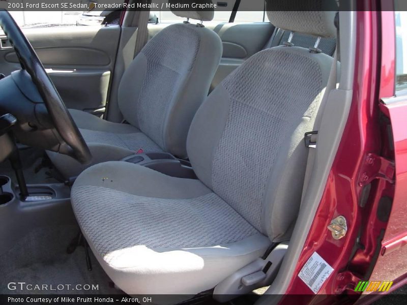 Toreador Red Metallic / Medium Graphite 2001 Ford Escort SE Sedan