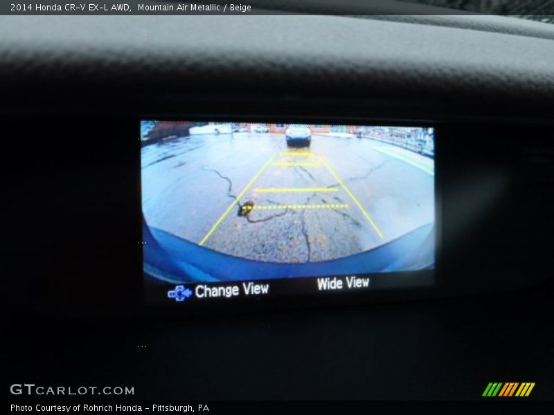 Mountain Air Metallic / Beige 2014 Honda CR-V EX-L AWD