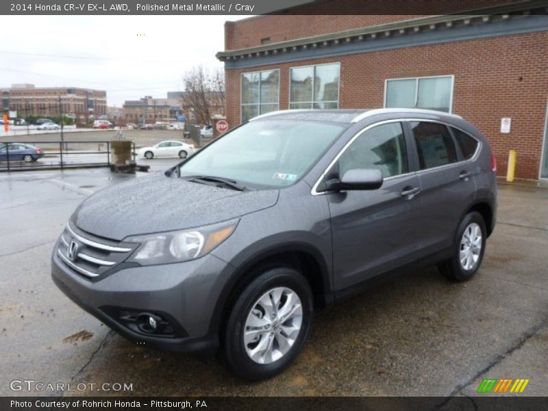 Polished Metal Metallic / Gray 2014 Honda CR-V EX-L AWD