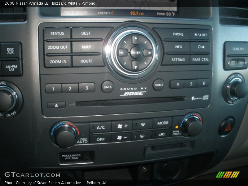 Blizzard White / Almond 2008 Nissan Armada LE