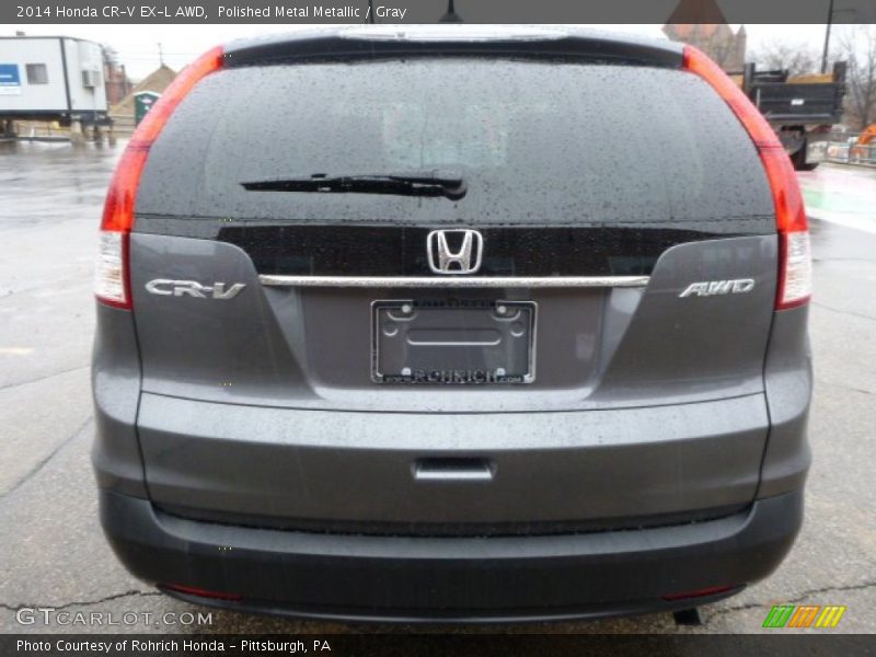 Polished Metal Metallic / Gray 2014 Honda CR-V EX-L AWD