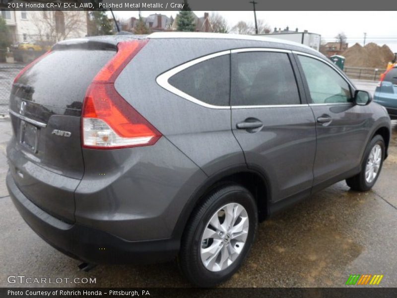 Polished Metal Metallic / Gray 2014 Honda CR-V EX-L AWD